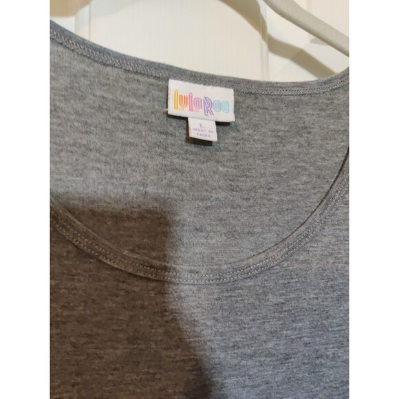 Lularoe Lot of 5 Top Shirt Size Large Short Sleeve Solid & Prints Pullover - Picture 13 of 14